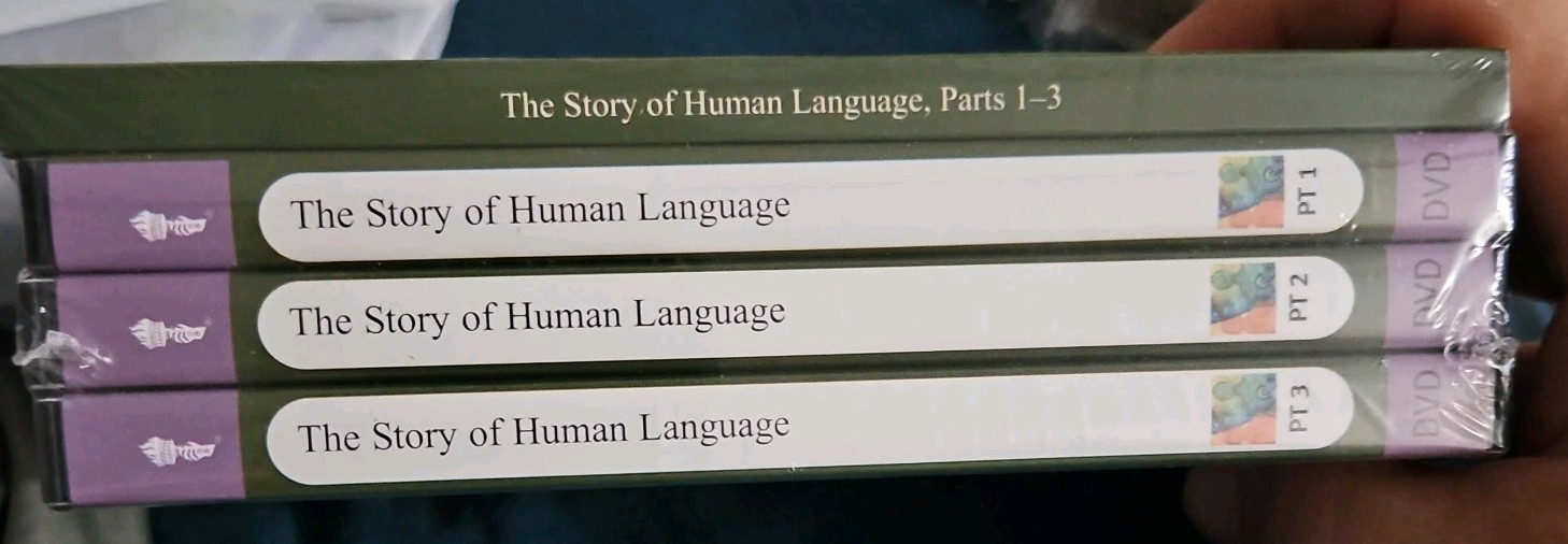 Story of Human Language by John McWhorter (2004, Hardcover / Dvd)