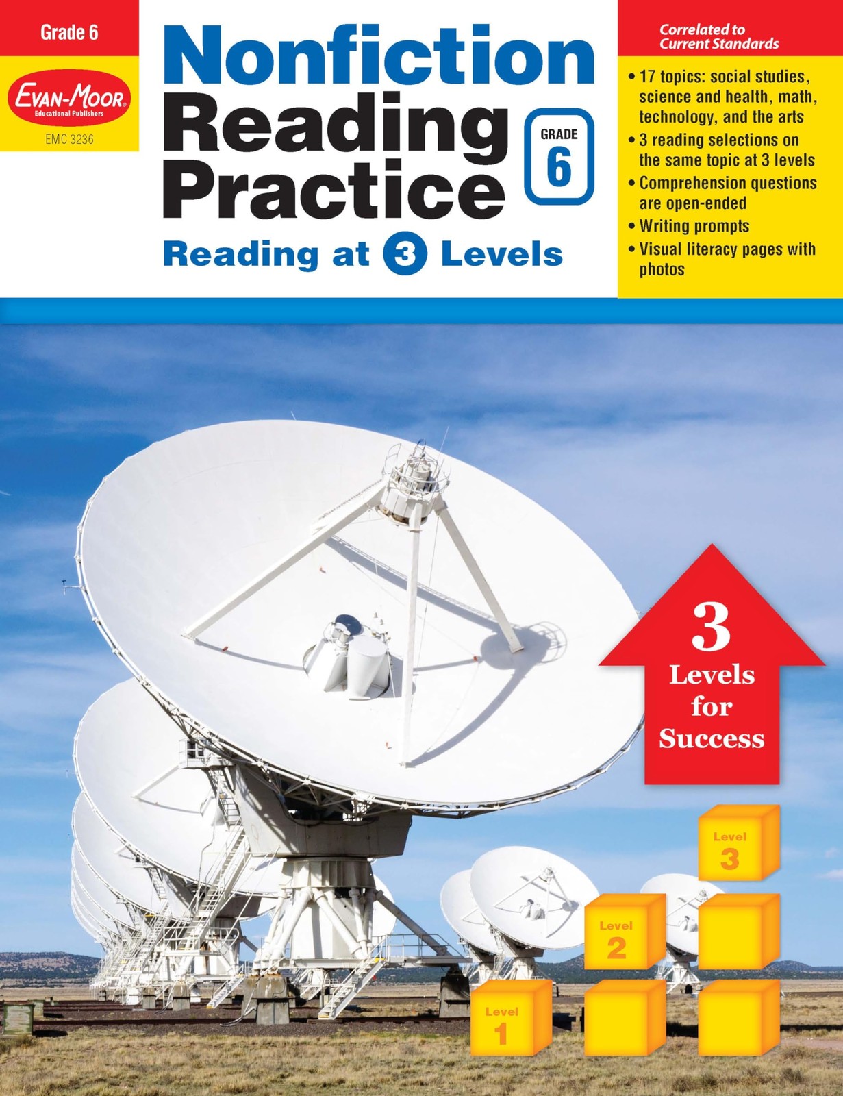 Evan-Moor Non-Fiction Reading Practice, Grade 6