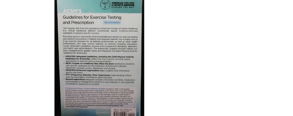 ACSM’s Guidelines for Exercise Testing & Prescription 11E 2021 9781975150198