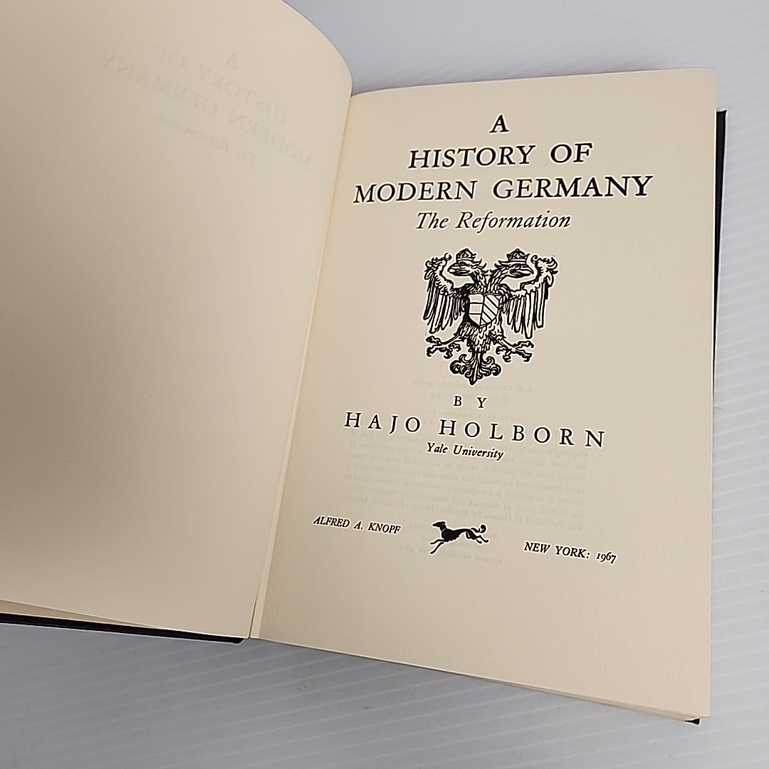 A History of Modern Germany The Reformation by Hajo Holborn HC 1967