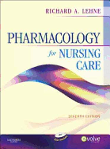Pharmacology for Nursing Care by PhD Lehne, Richard A: Used