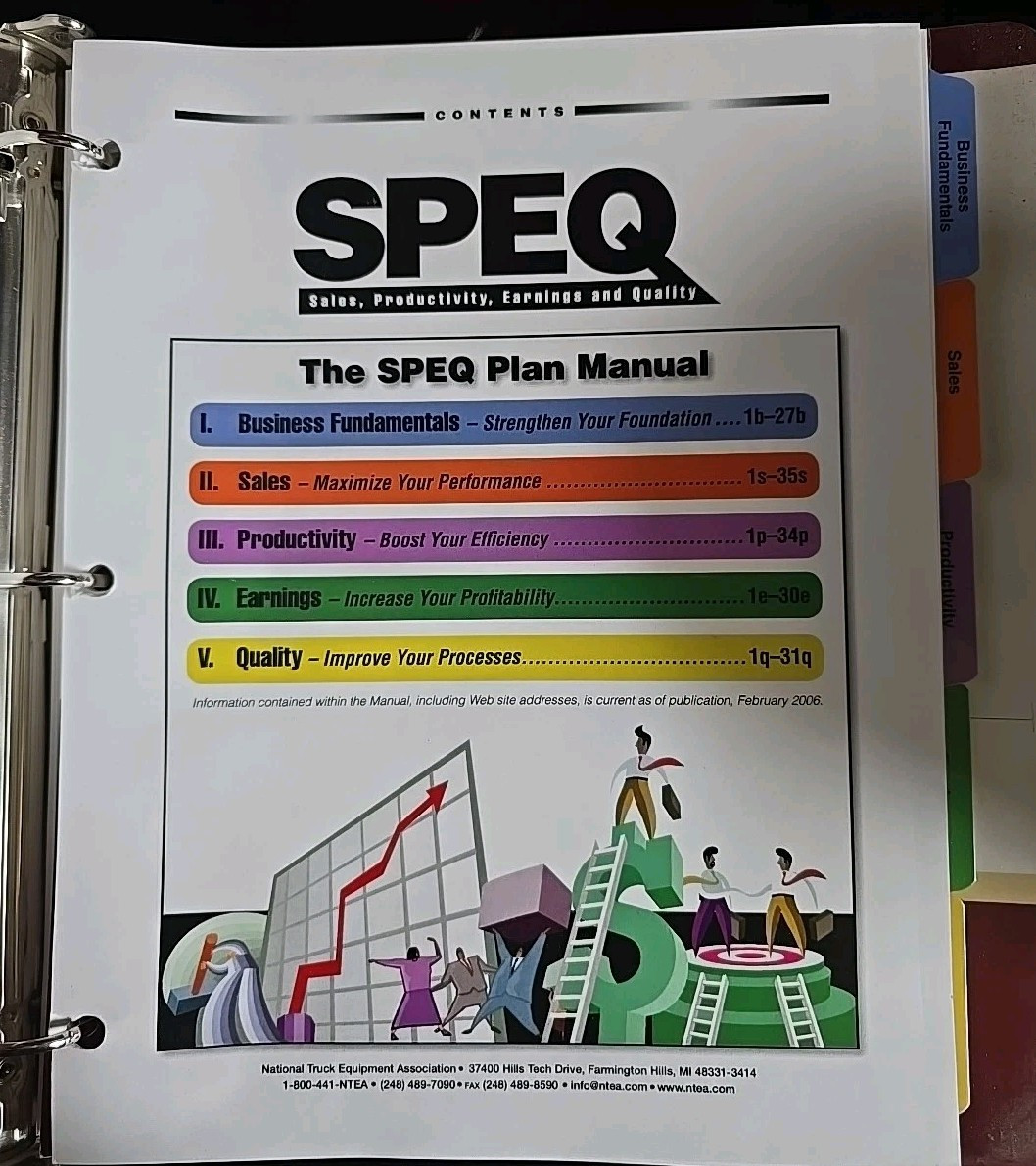 SPEQ Sales, Productive, Earnings and Quality training for NTEA National Truck…