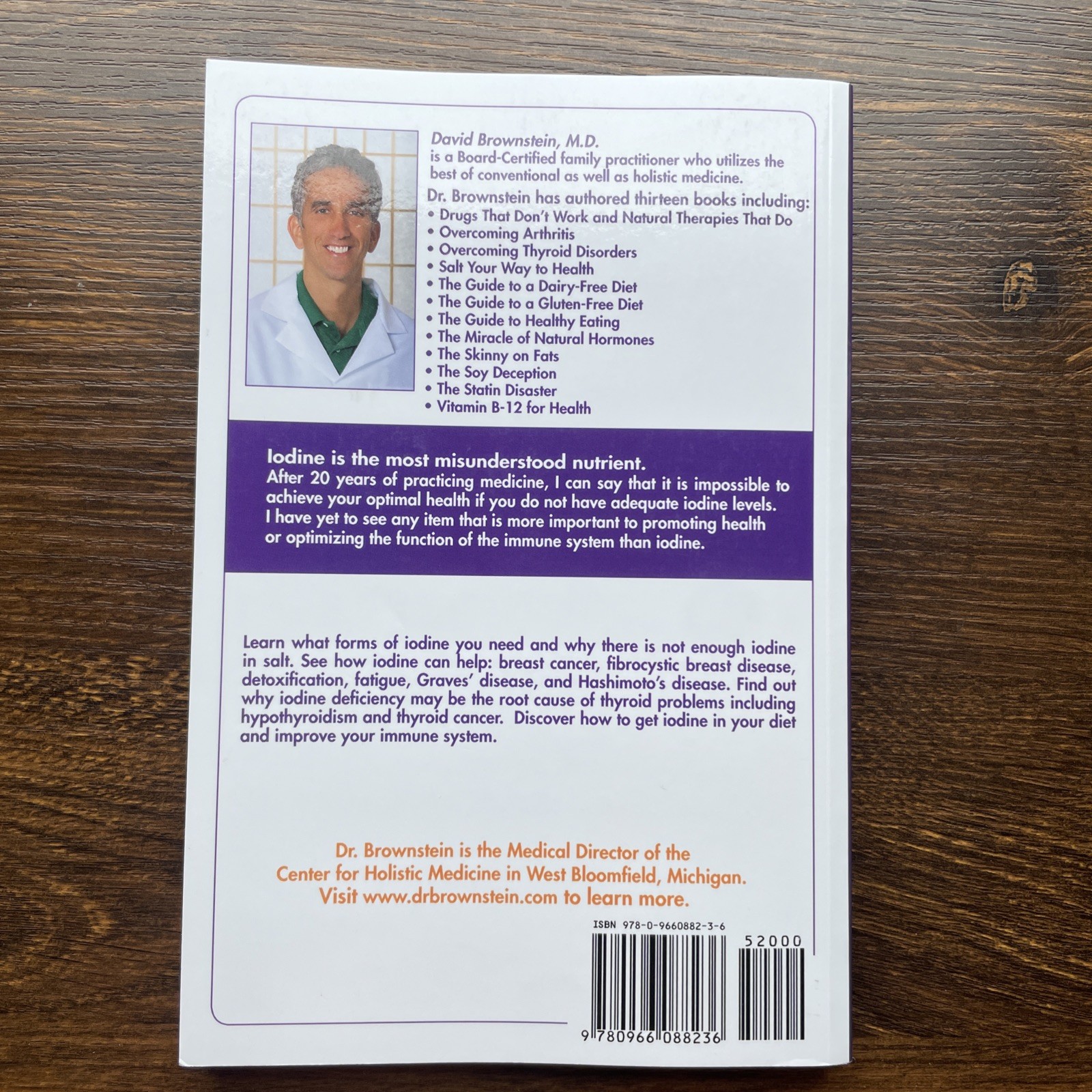 Iodine: Why You Need It Paperback 5th Edition David Brownstein, M.D. Health