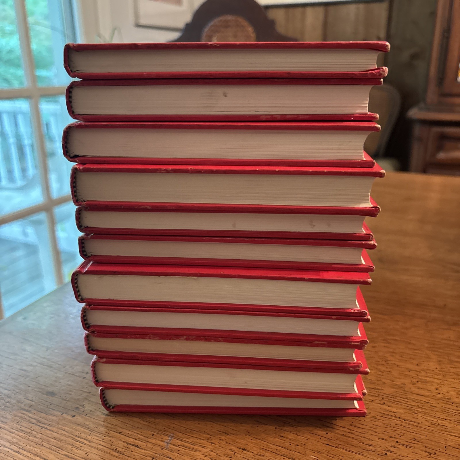 INTL Ophthalmology Clinics Books 11 Volumes 1977-1980 Red w/Gold Trim HC Vintage