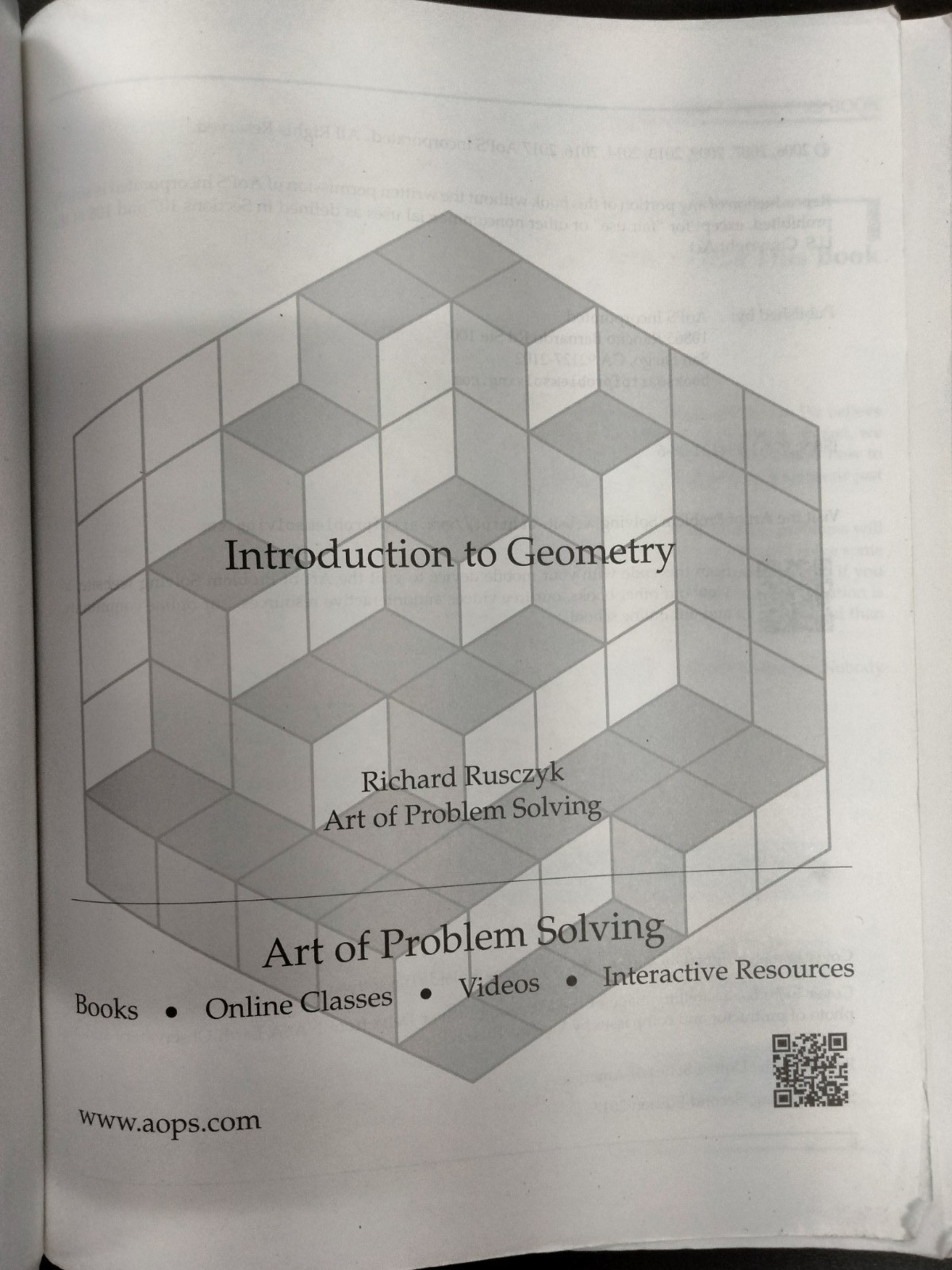 The Art of Problem Solving Introduction to Geometry Richard Rusczyk 2nd Edition