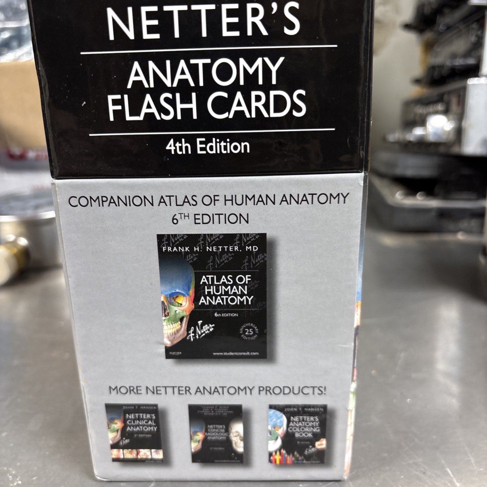 NETTER’S ANATOMY Flash Cards with Ring 4th Edition Medical Nursing Medicine