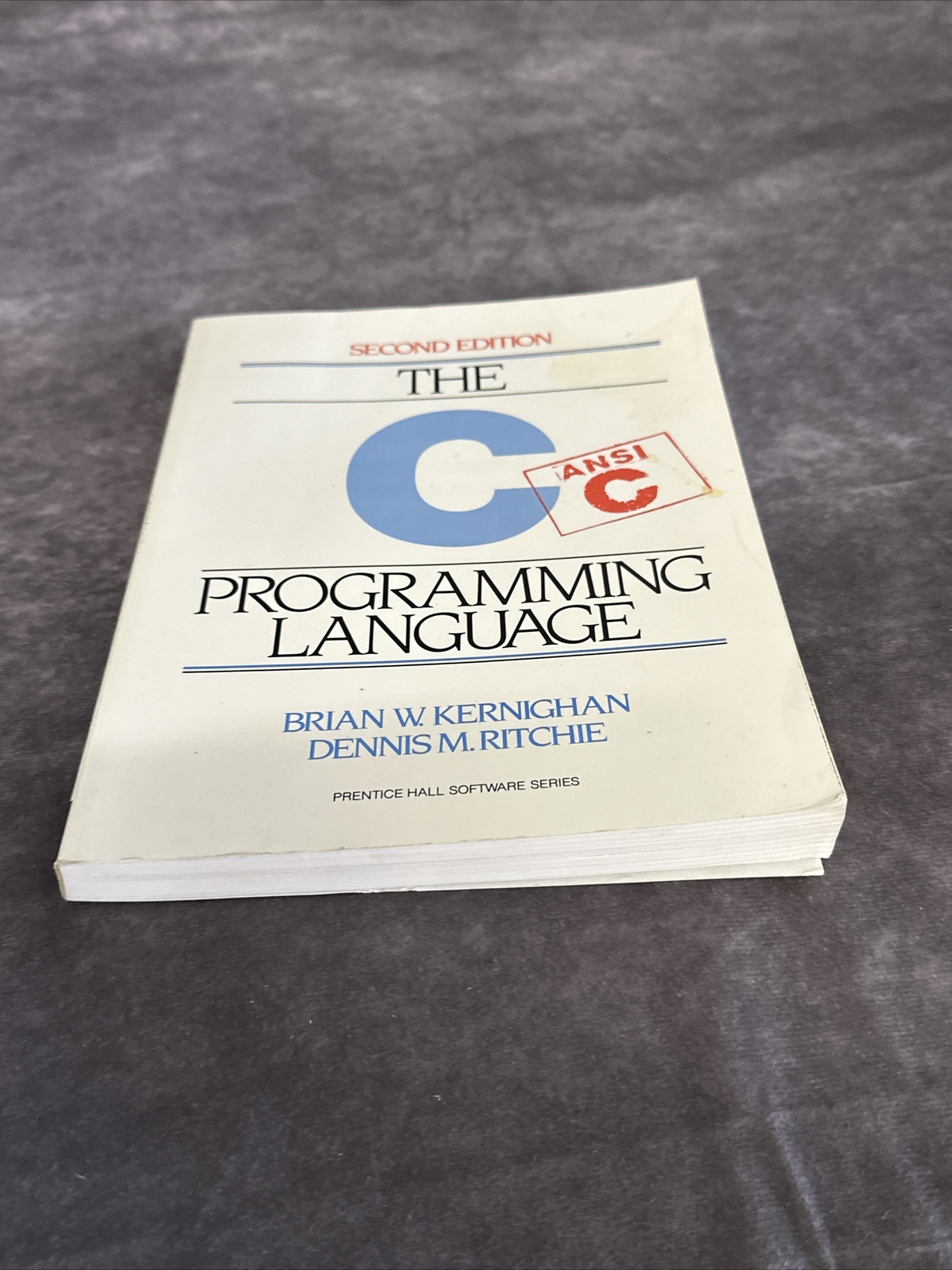 C Programming Language, 2nd – Paperback, by Brian W. Kernighan – Acceptable