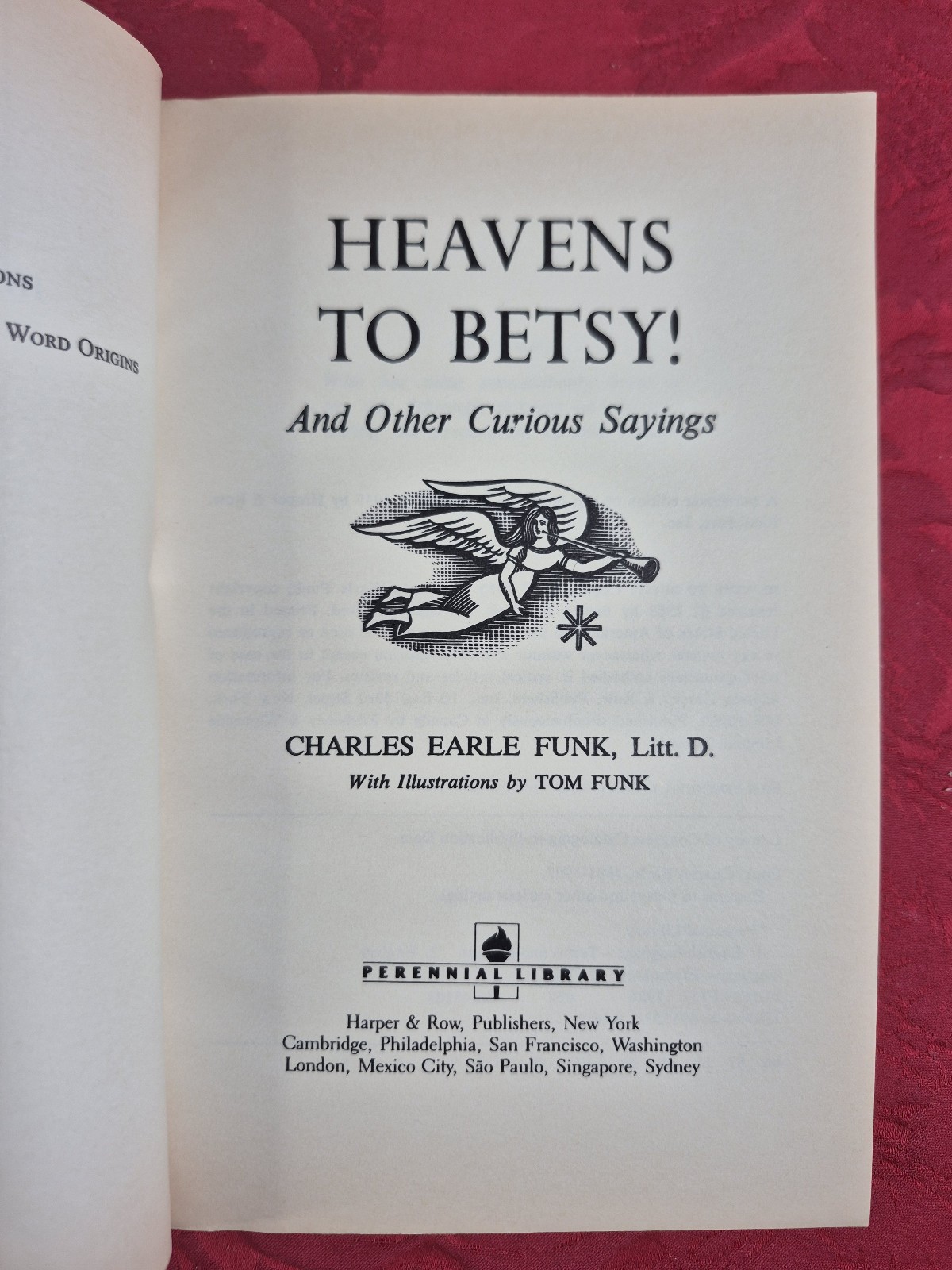 4 Books – Horsefeathers, Hog on Ice, Heavens to Betsy, more – Charles Earle Funk