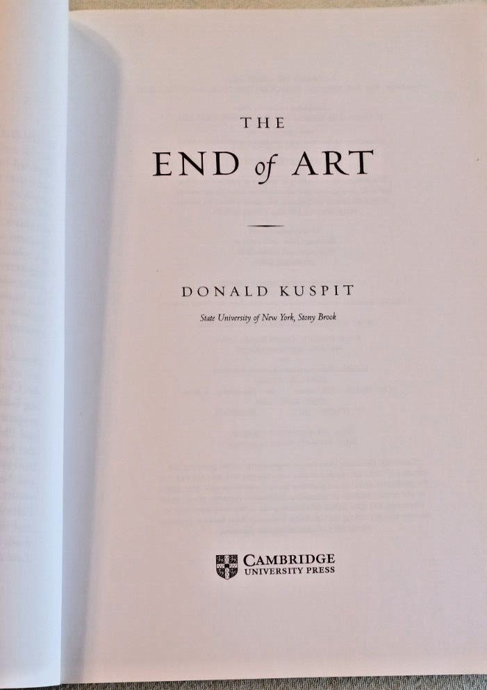The End of Art