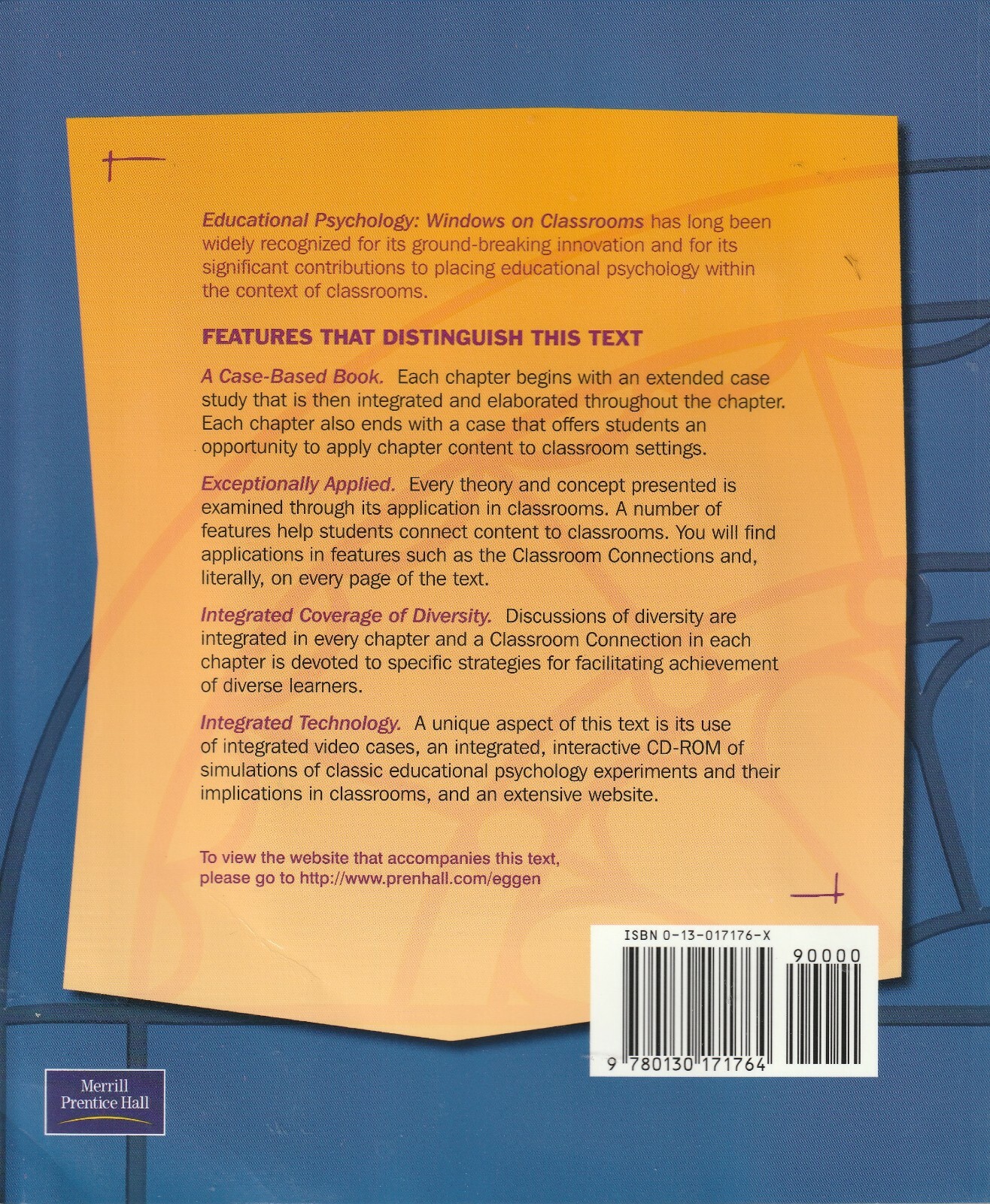 Educational Psychology: Windows on Classrooms. Eggen & Kauchak (+CD ROM) 5th ed