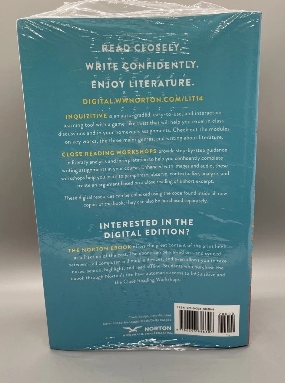 The Norton Introduction to Literature SHORTER 14TH EDT.