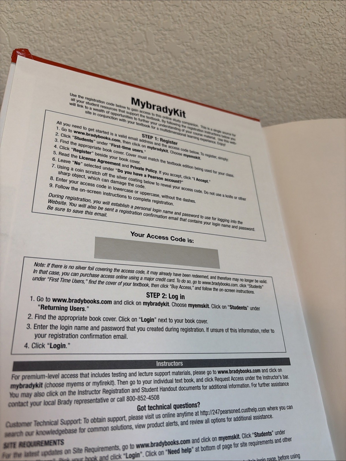 Brady Fire Fire Service Personnel Management Third Edition Hardcover Access Code