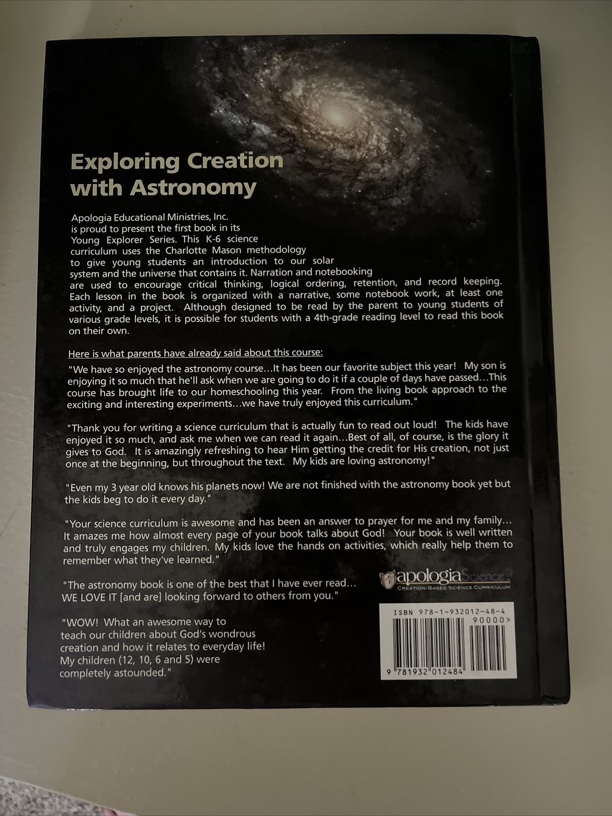 Exploring Creation With Astronomy Young Explorer Series Fulbright Like New