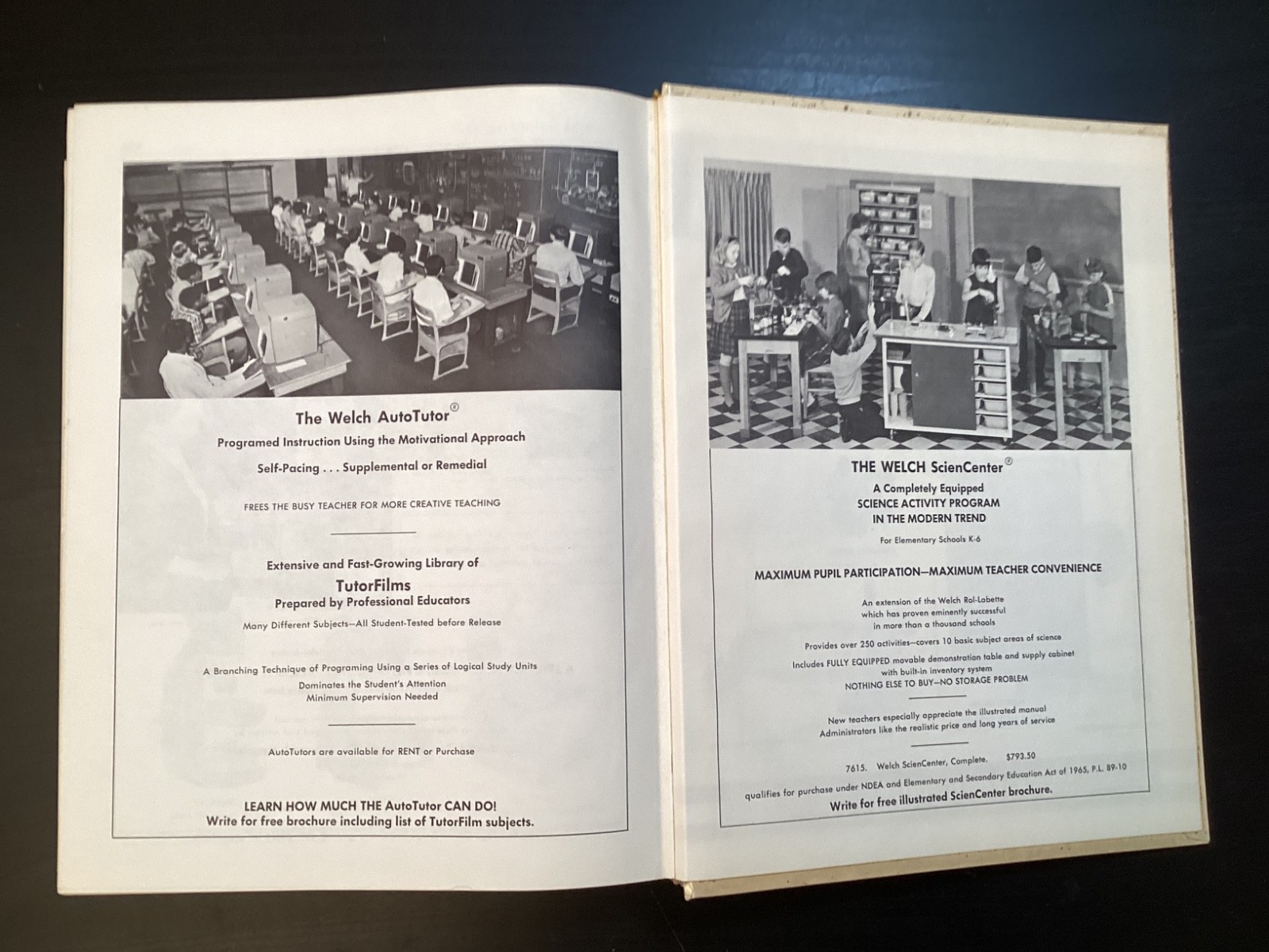 1968 Welch Laboratory Apparatus Hardcover Scientific Catalog