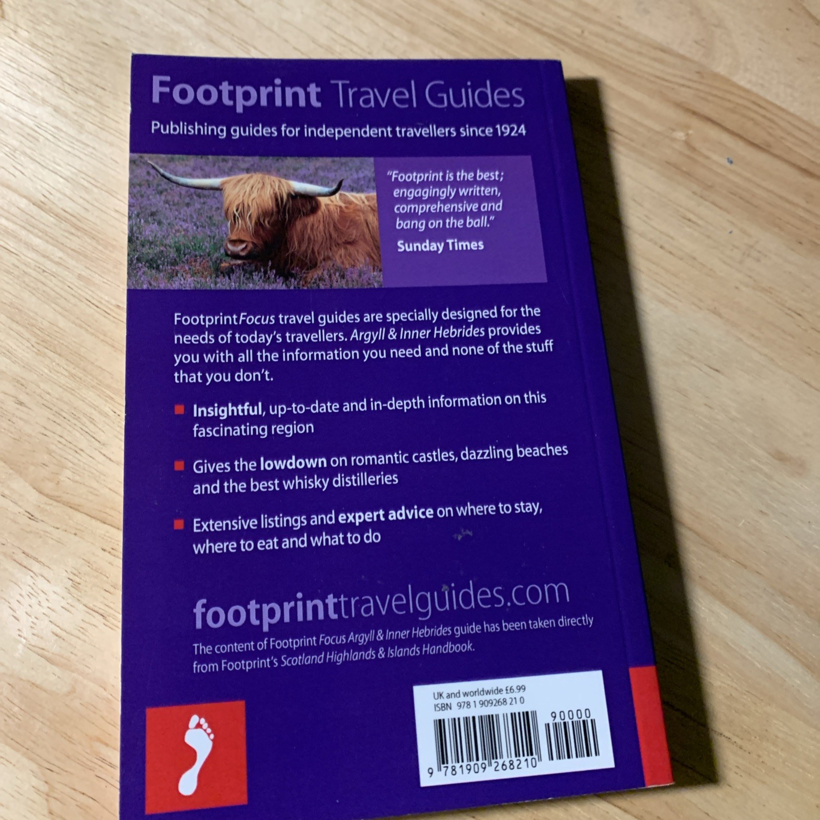 Argyll & Inner Hebrides Scotland Footprint Focus Travel Guide by Alan Murphy