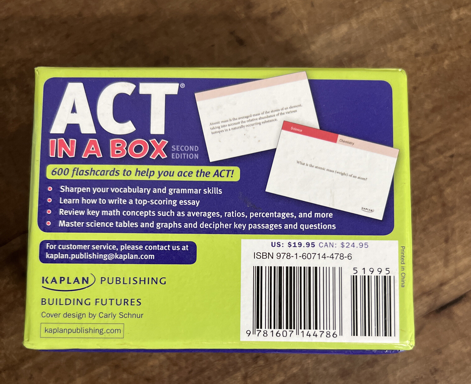 Kaplan Test Prep Ser.: Kaplan ACT in a Box by Kaplan Higher Education Staff…