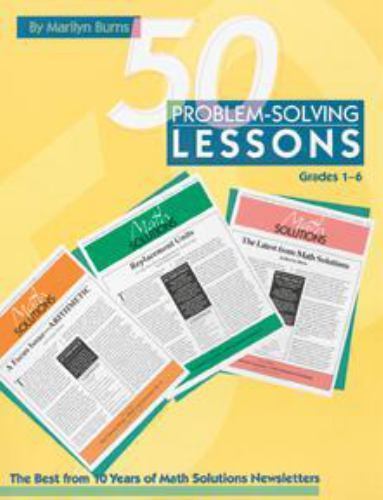 50 Problem-solving Lessons, Grades- paperback, Marilyn Burns, 9780941355162, new