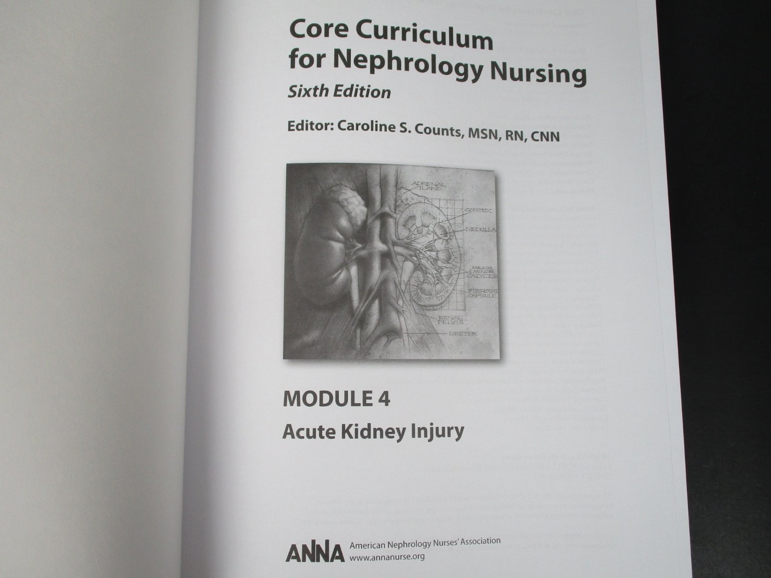 Core Curriculum for Nephrology Nursing Counts 2015 6th Ed Acute Kidney Module 4