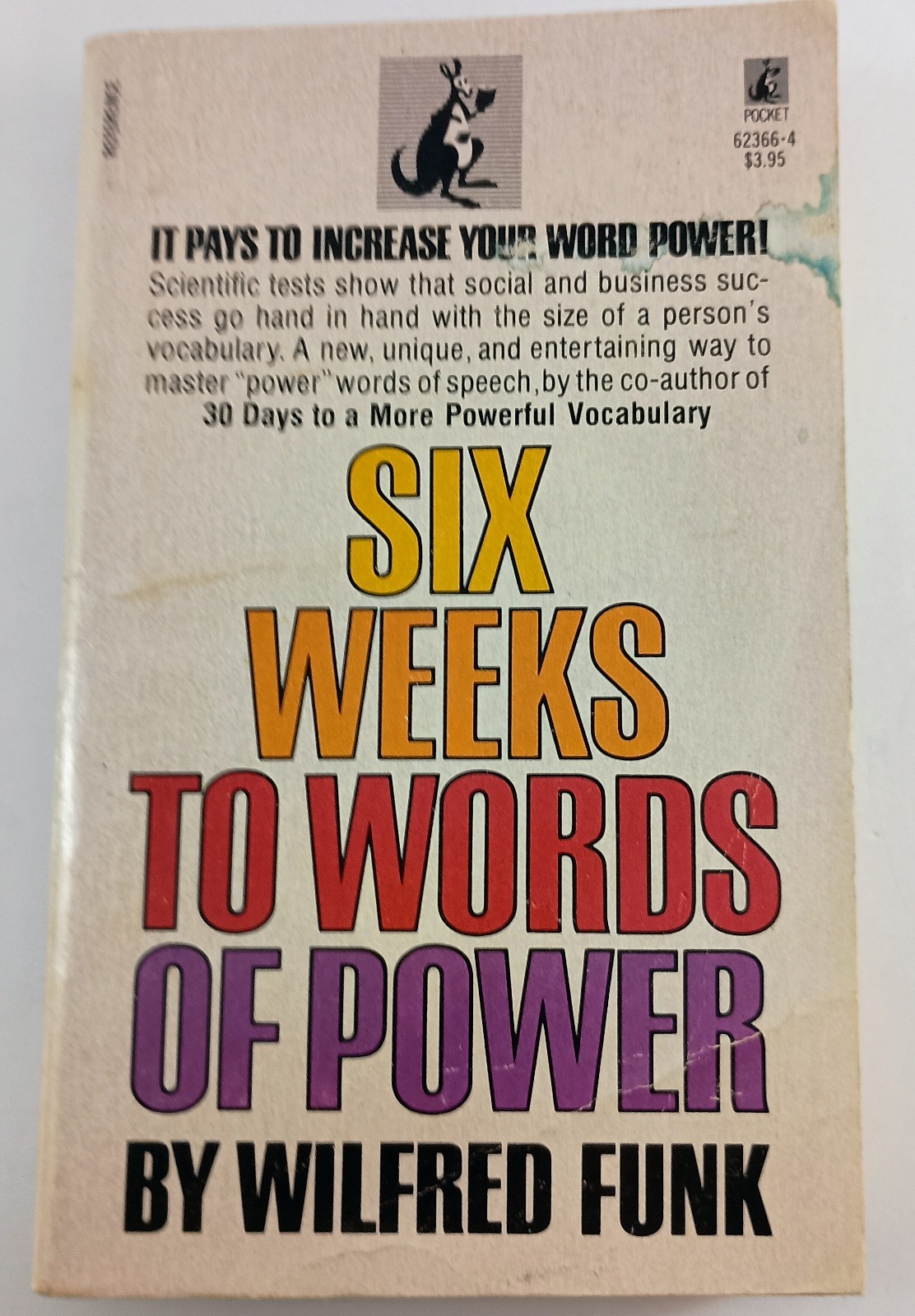 Six Weeks To Words Of Power by Wilfred Funk