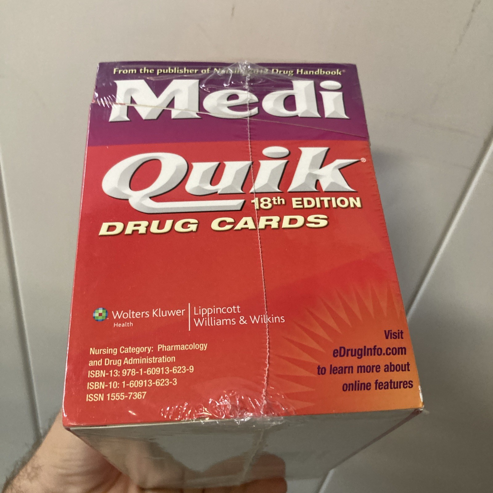 MediQuik Drug Cards (Flash Cards 18th Edition) Nursing / Medicine