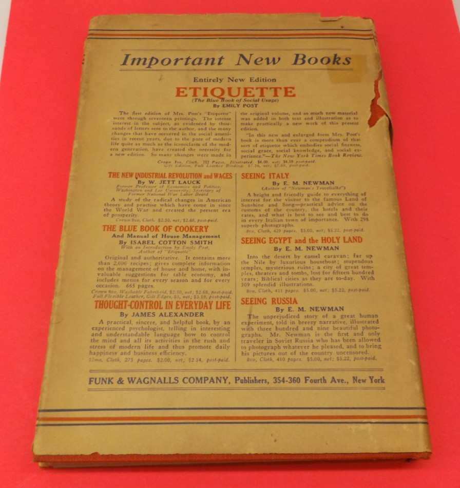 The Literary Digest 1929 Atlas of the World and Gazetteer Funk & Wagnalls