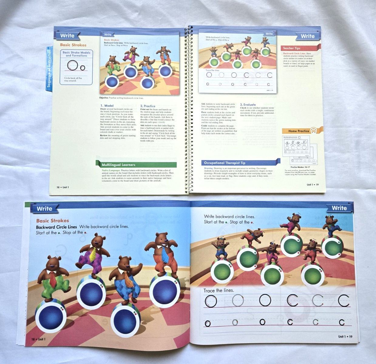 Zaner-Bloser Handwriting Kindergarten Teacher Edition & Student Workbook 2020