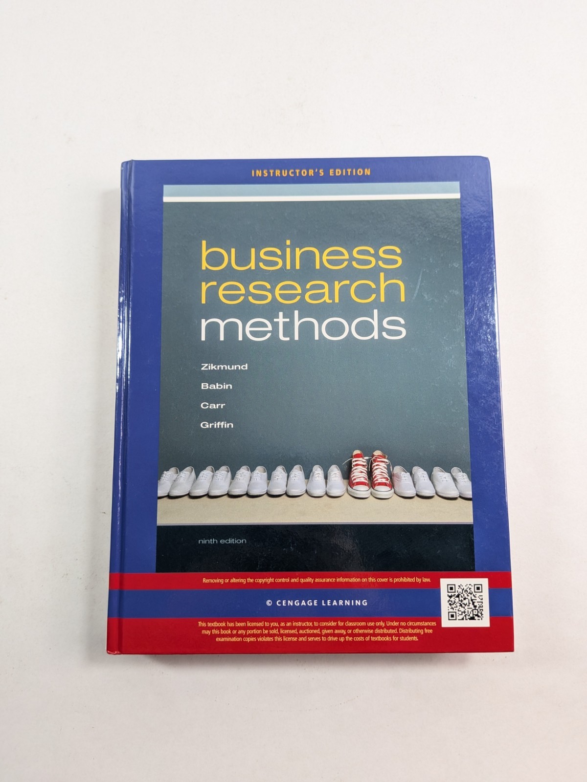 Business Research Methods 9th Edition Hardcover 2013 Instructor’s Edition