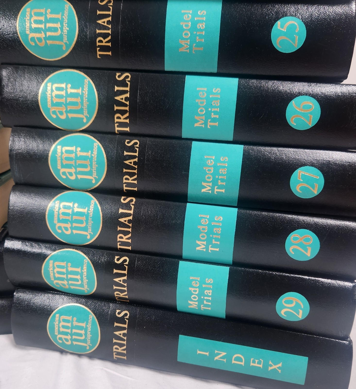Lot Of 30 American Jurisprudence Trials Volumes 1-29 & Index Model Trials