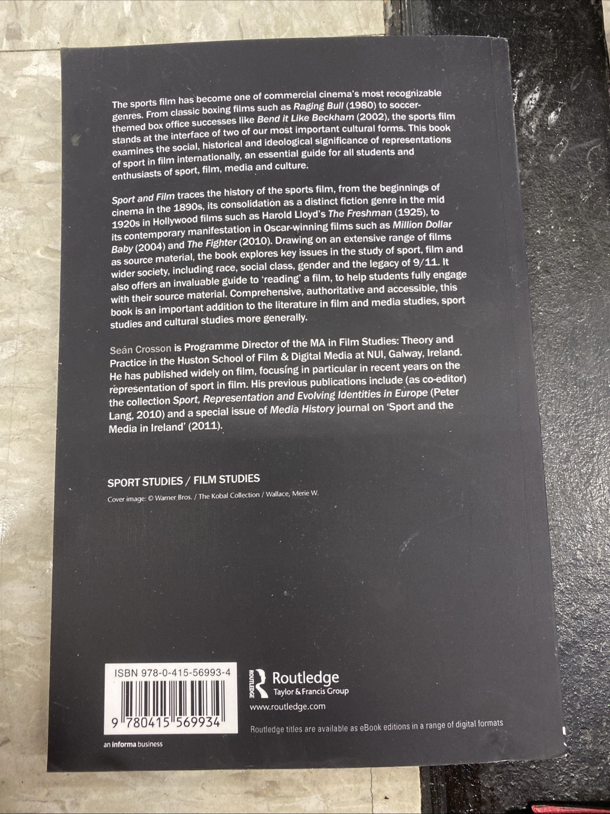 Sport and Film (Frontiers of Sport) by Seán Crosson, 1st Edition, Paperback 2013