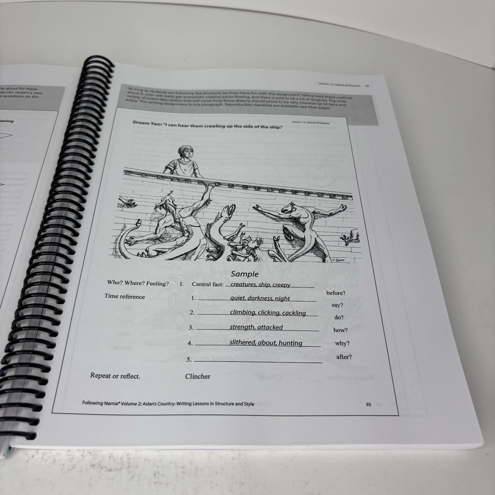 IEW Following Narnia Volume 2 Teacher’s Manual Homeschool Writing Curriculum