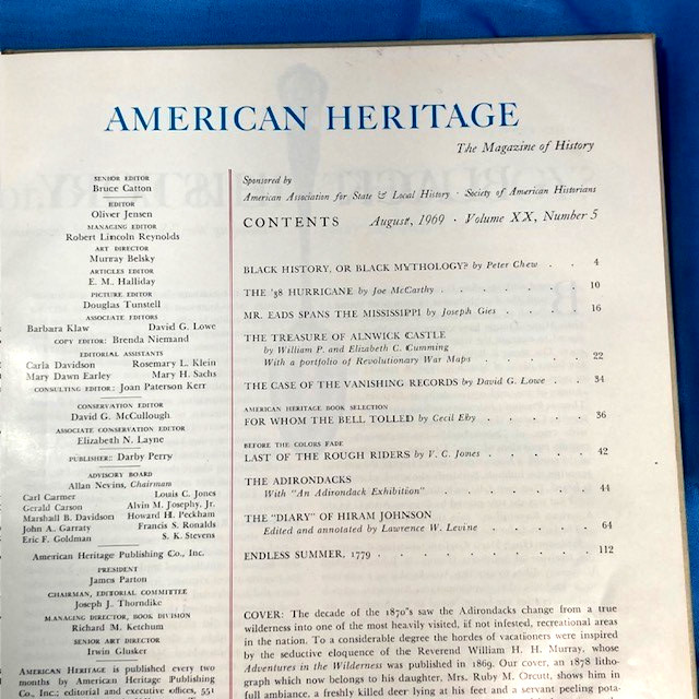American Heritage, Hardcover Books, Apprx 100 pages each, 1969 – 1970 “YOU PICK”