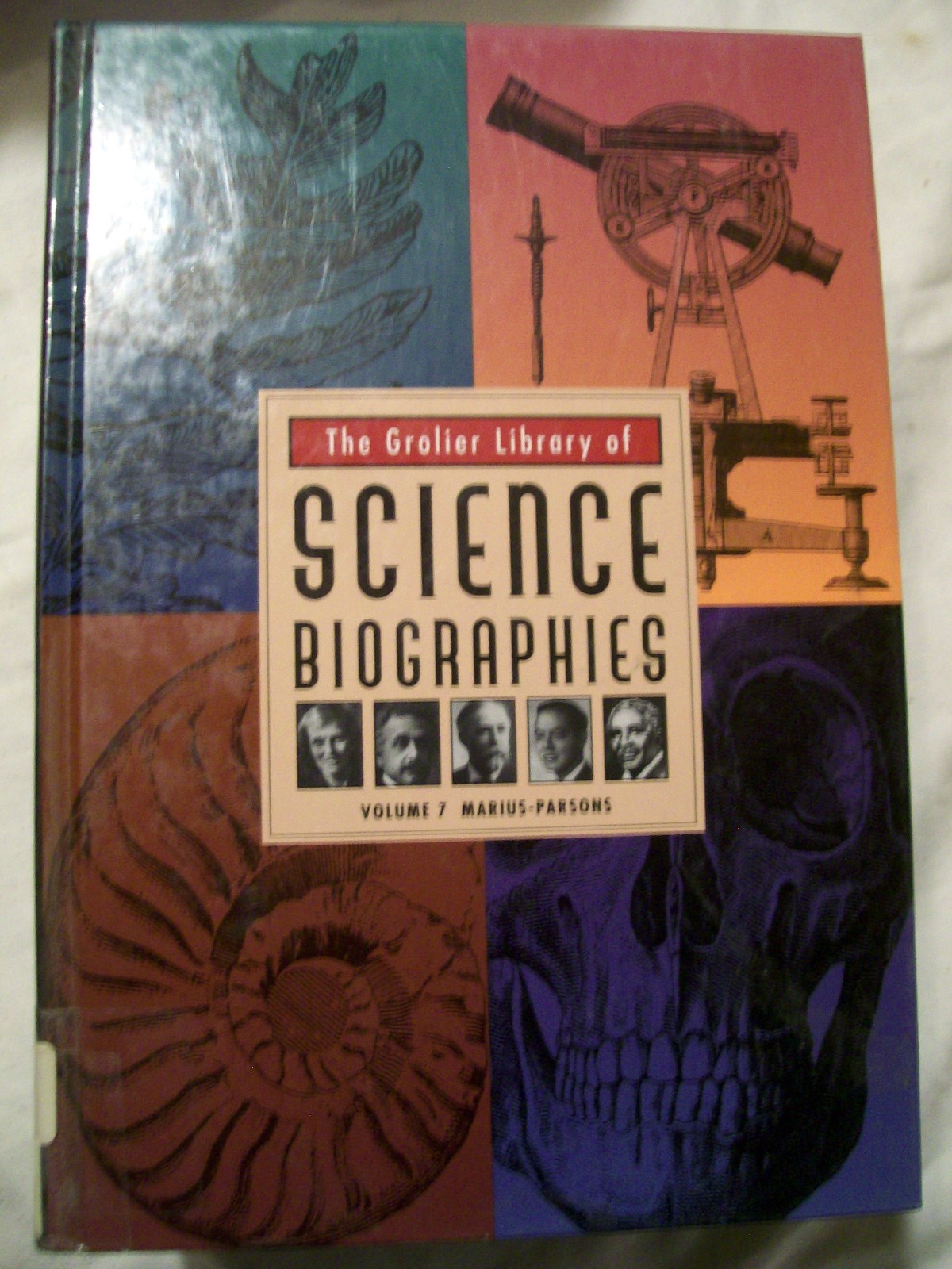9 Set Grolier Library of Science Biographies Volume 1 – 3, 5 – 10 (Hardcovers)