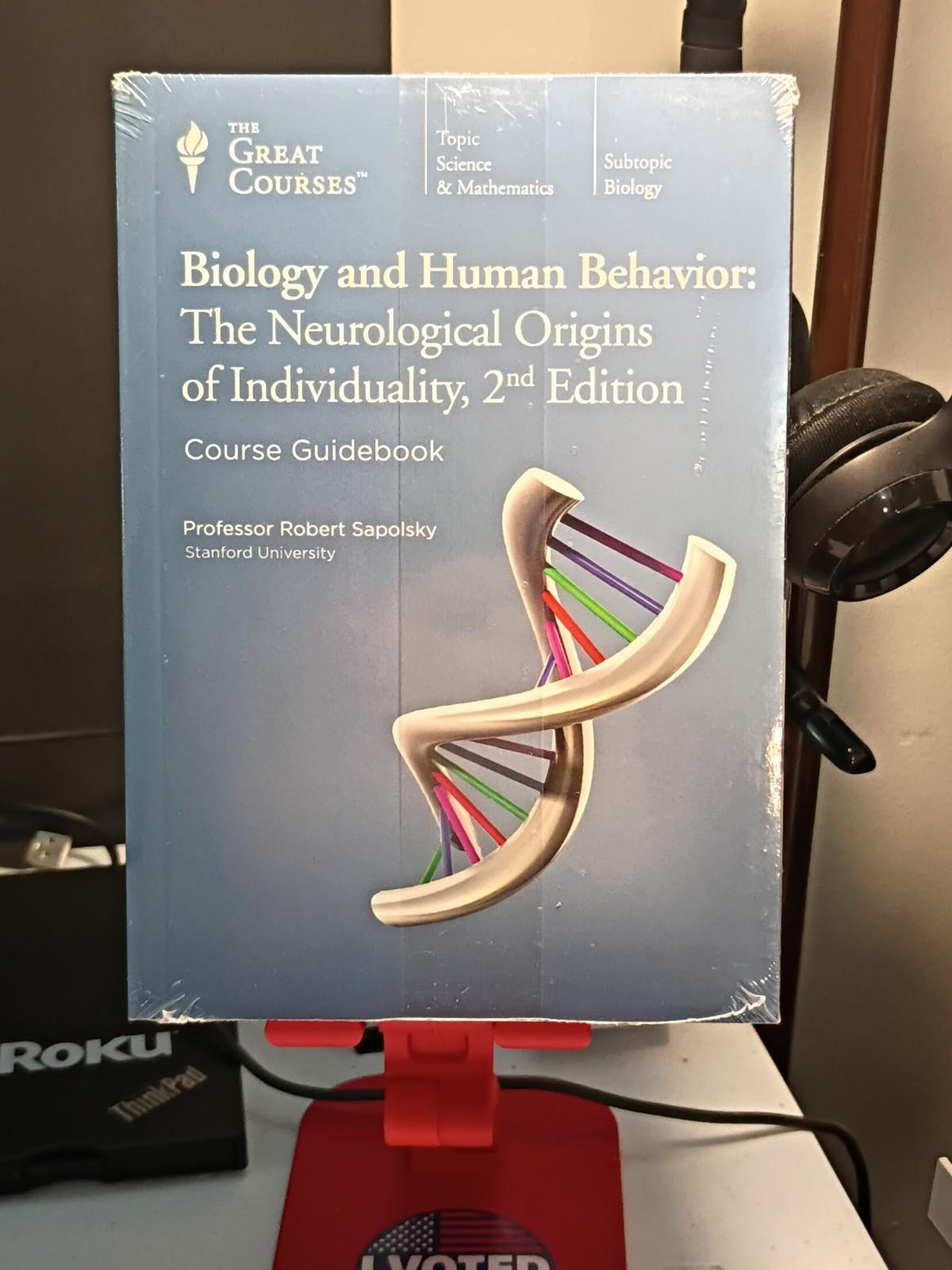 The Great Courses: Biology and Human Behavior – 4 DVDs + Course Guidebook NEW