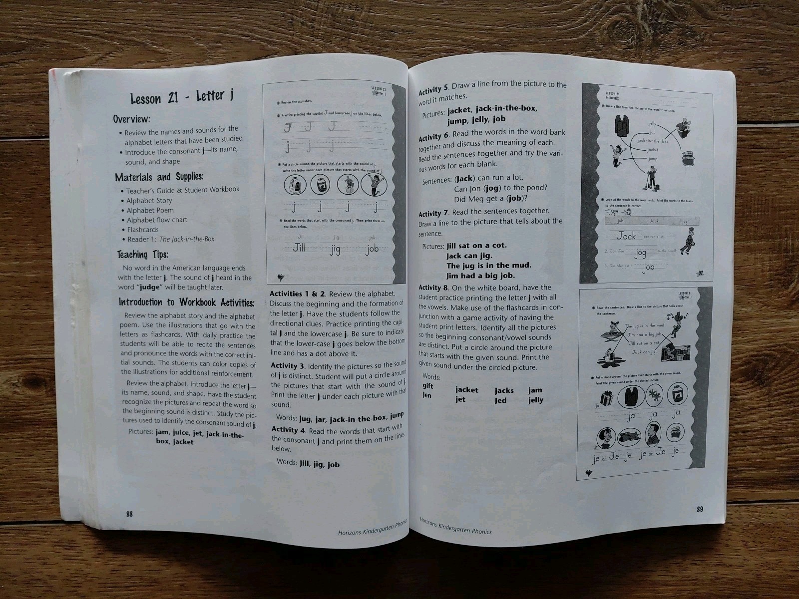 Horizons Phonics & Reading Teachers Guides 1,2,3,4 K Alpha Omega Homeschool ED5
