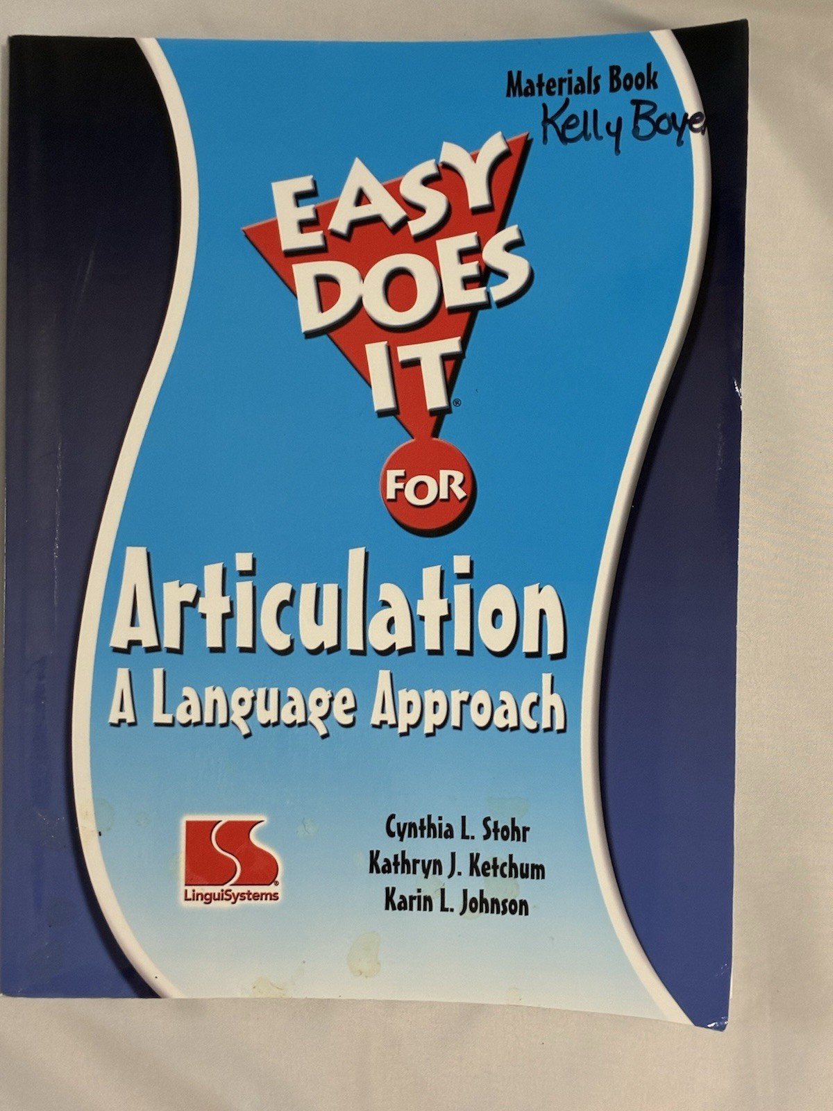 Easy Does It for Articulation Language Approach Materials Book Therapy Manua