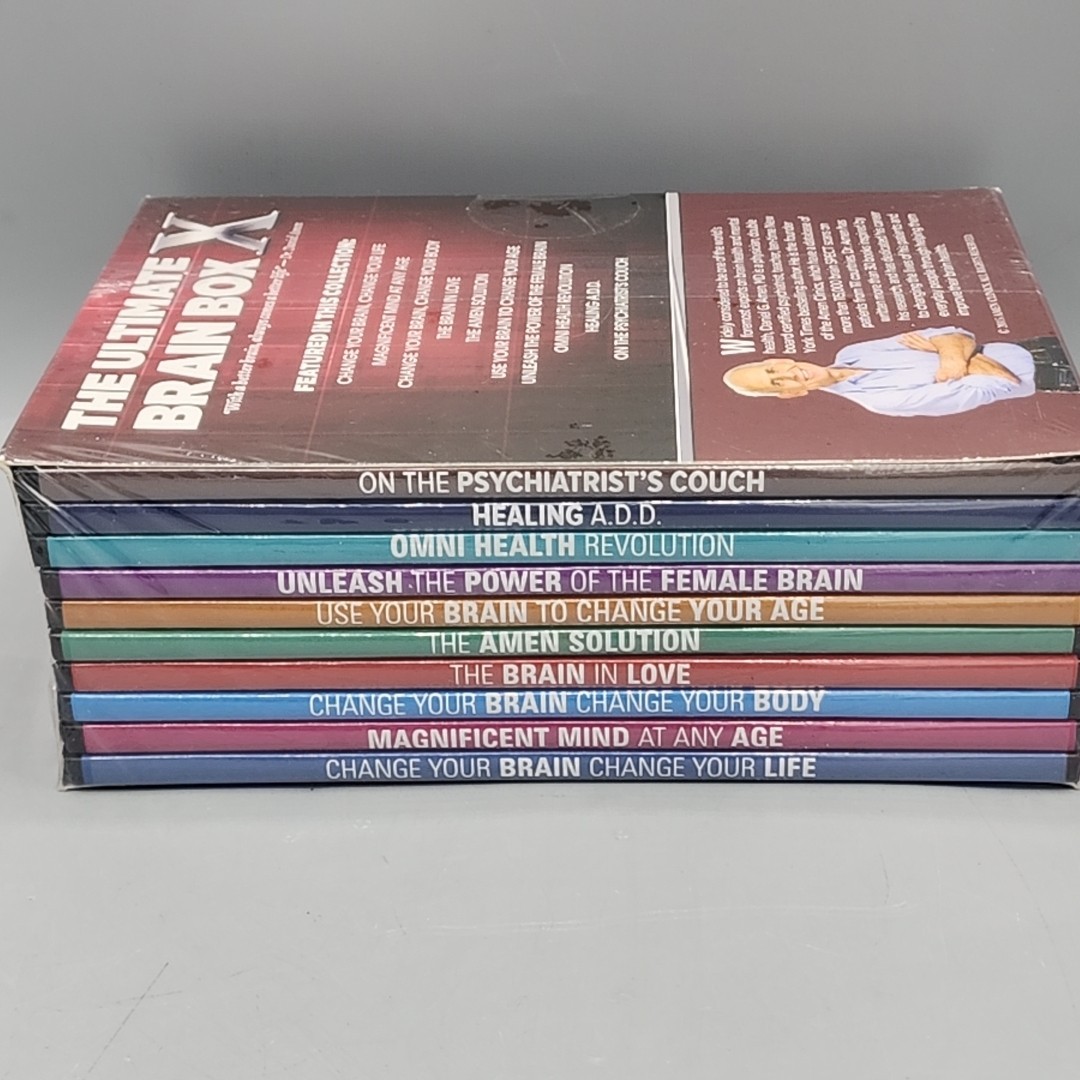 The Ultimate Brain Box X – 10 DVDs Brand New Sealed by Daniel G. Amen