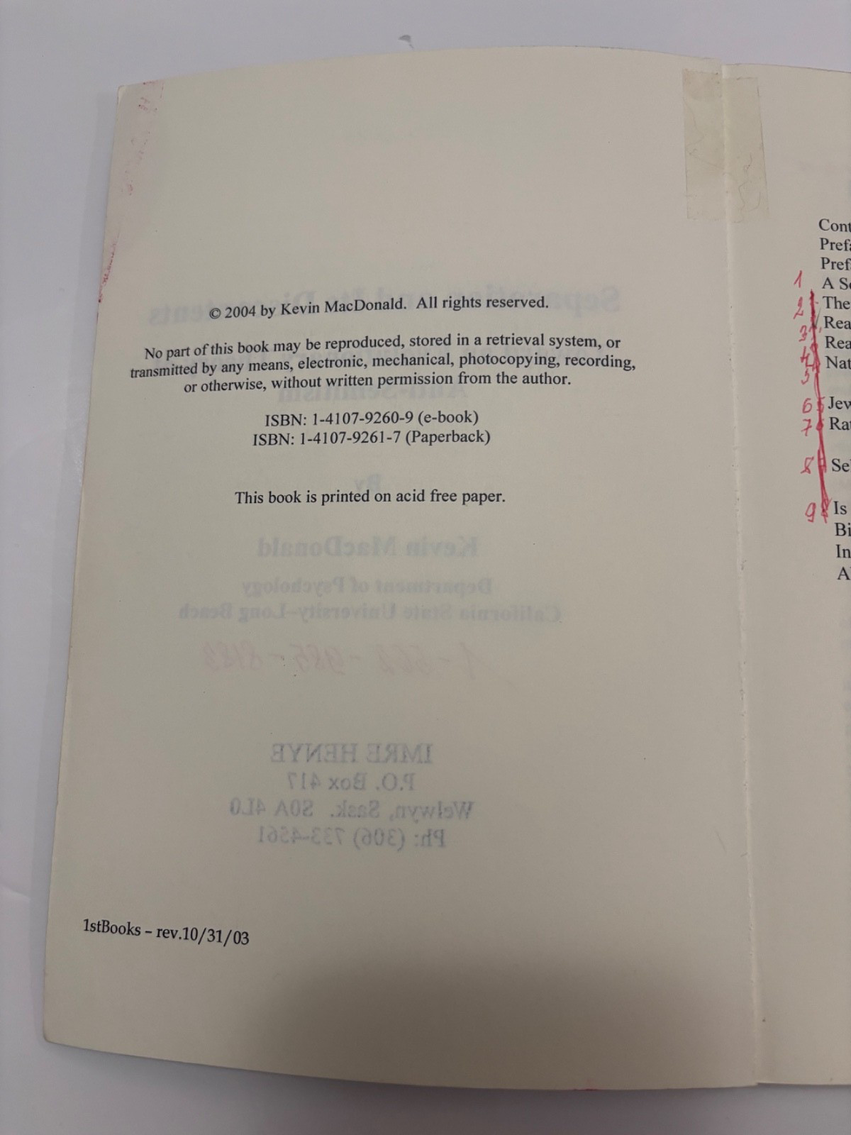 Separation and Its Discontents: Toward an Evolutionary Theory of Anti-Semitism