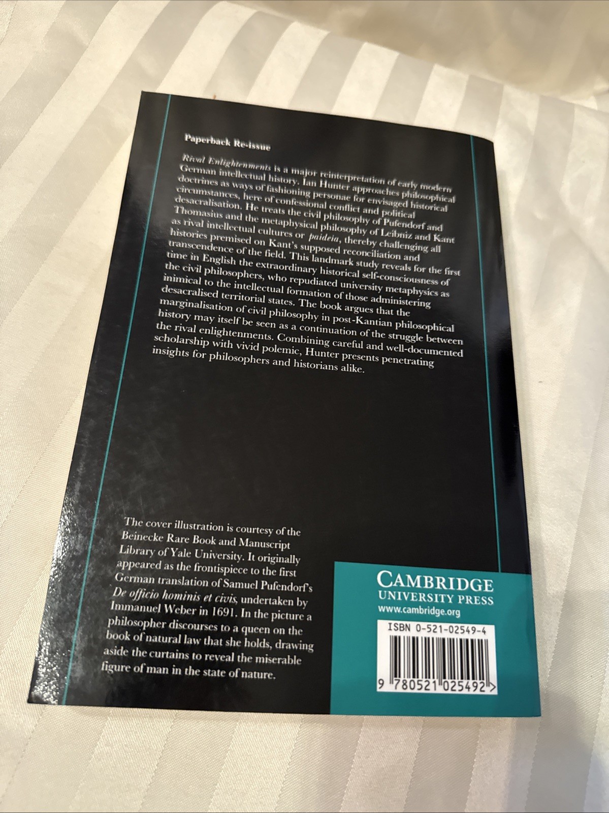 Rival Enlightenments: Civil and Metaphysical Philosophy in Early Modern Germany