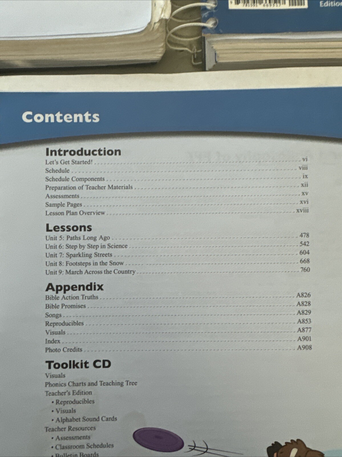 BJU Press Footsteps for Fours Teacher’s Ed PART 1, 2 & 3 Preschool Curriculum