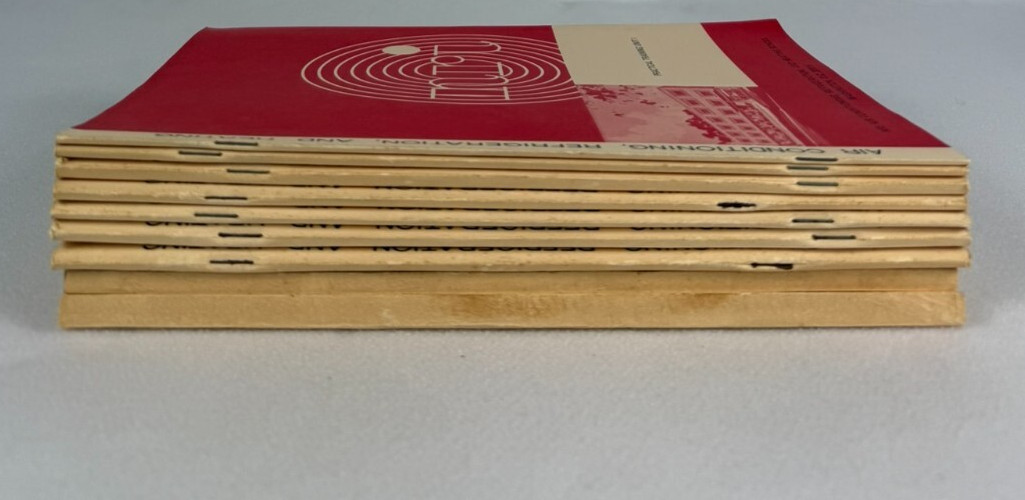 Vintage ACR Air Conditioning Refrigeration Heating Course Books Set (9 Vol)