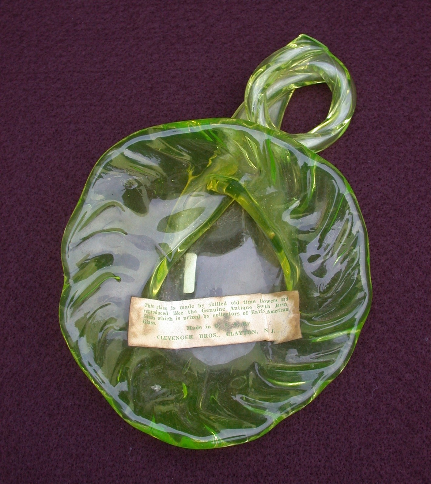 Last Links to the Past 20th Century South Jersey Glass Vol. 1 Clevenger Brothers