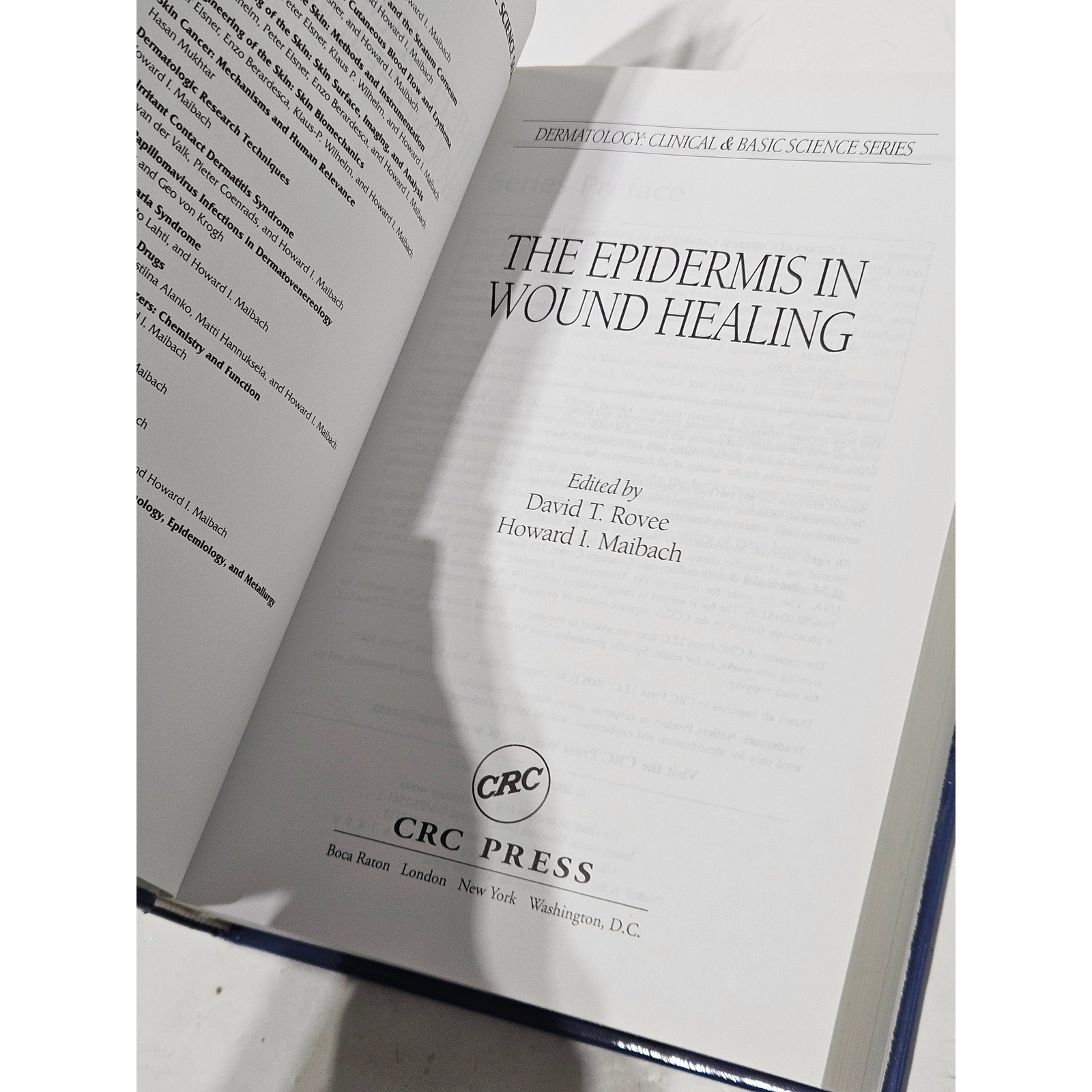 The Epidermis in Wound Healing Dermatology Clinical CRC Press Hardcover