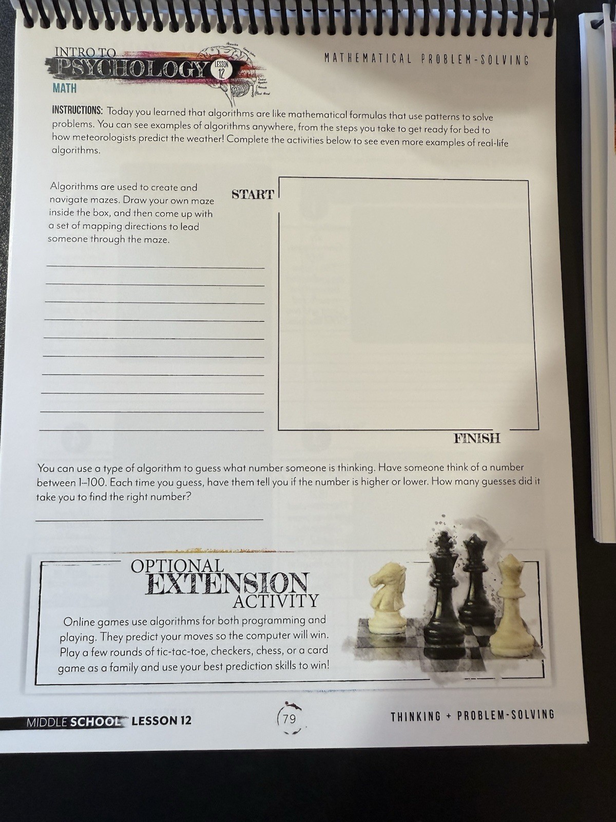 Gather Round Homeschool Intro to Psychology & Seat Work Journal Middle School