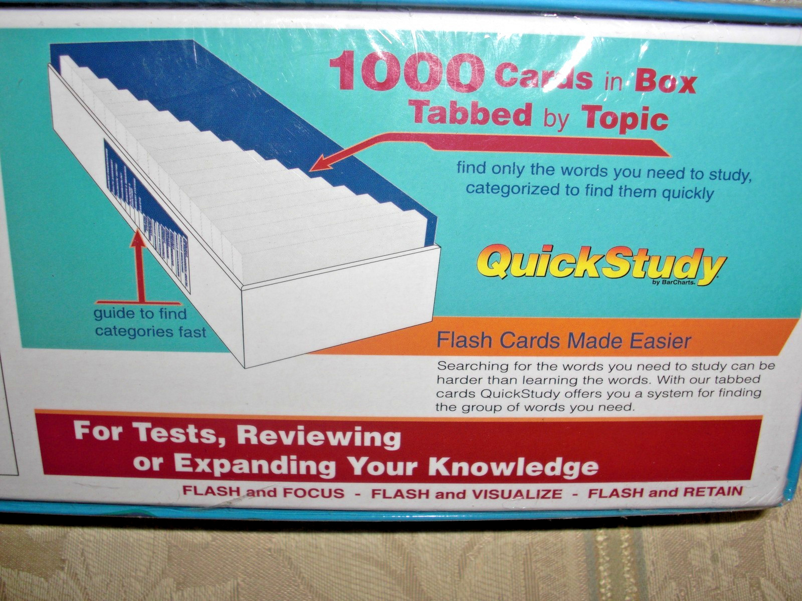 Medical Abbreviations Flash Cards by Quick Study – 1000 cards – NEW! MAKE OFFER!