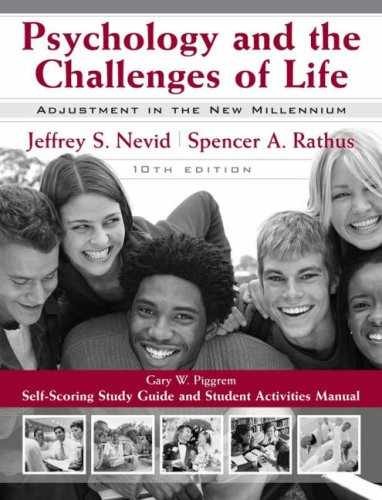 Psychology and the Challenges of – Paperback, by Nevid Jeffrey S. – Acceptable l