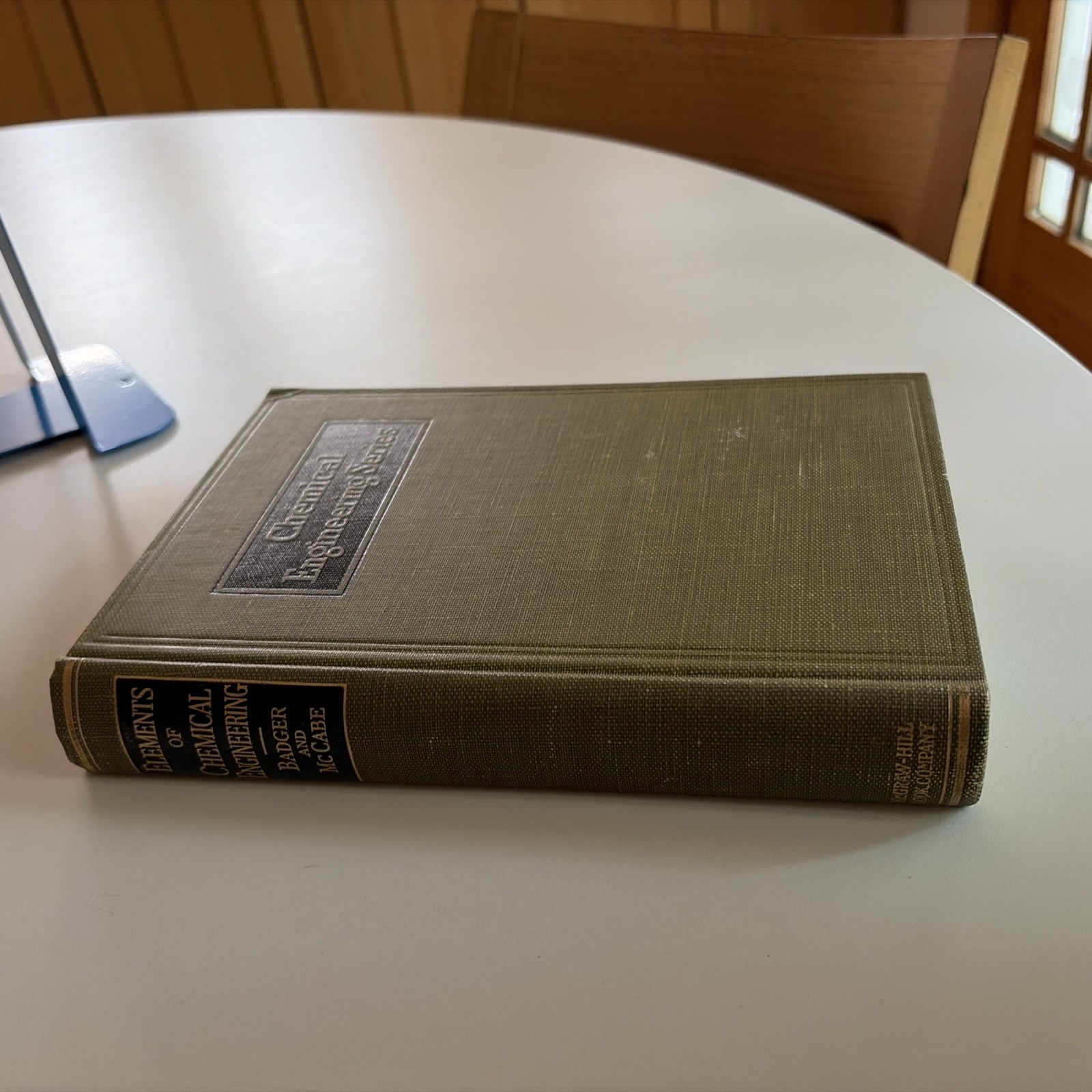 Vintage Chemical Engineering & Physics Textbook Lot HC Mid Century Decor