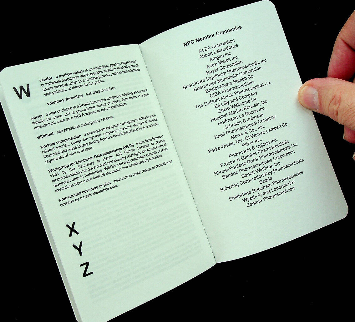 NPC Pocket Glossary of Managed Care Terms – New, Softcover – Unspecified Pub Yr.