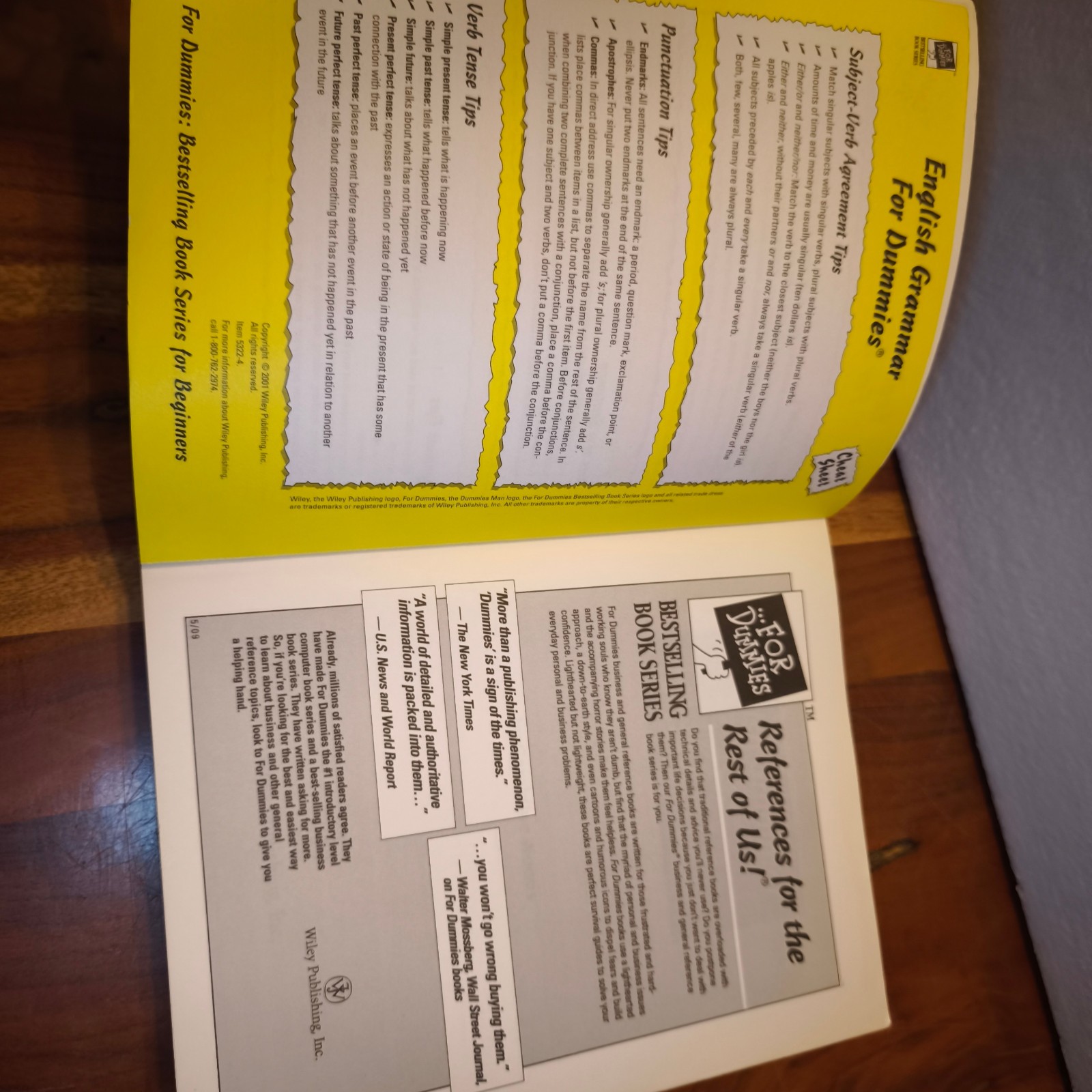 English Grammar for Dummies Paperback Geraldine Woods