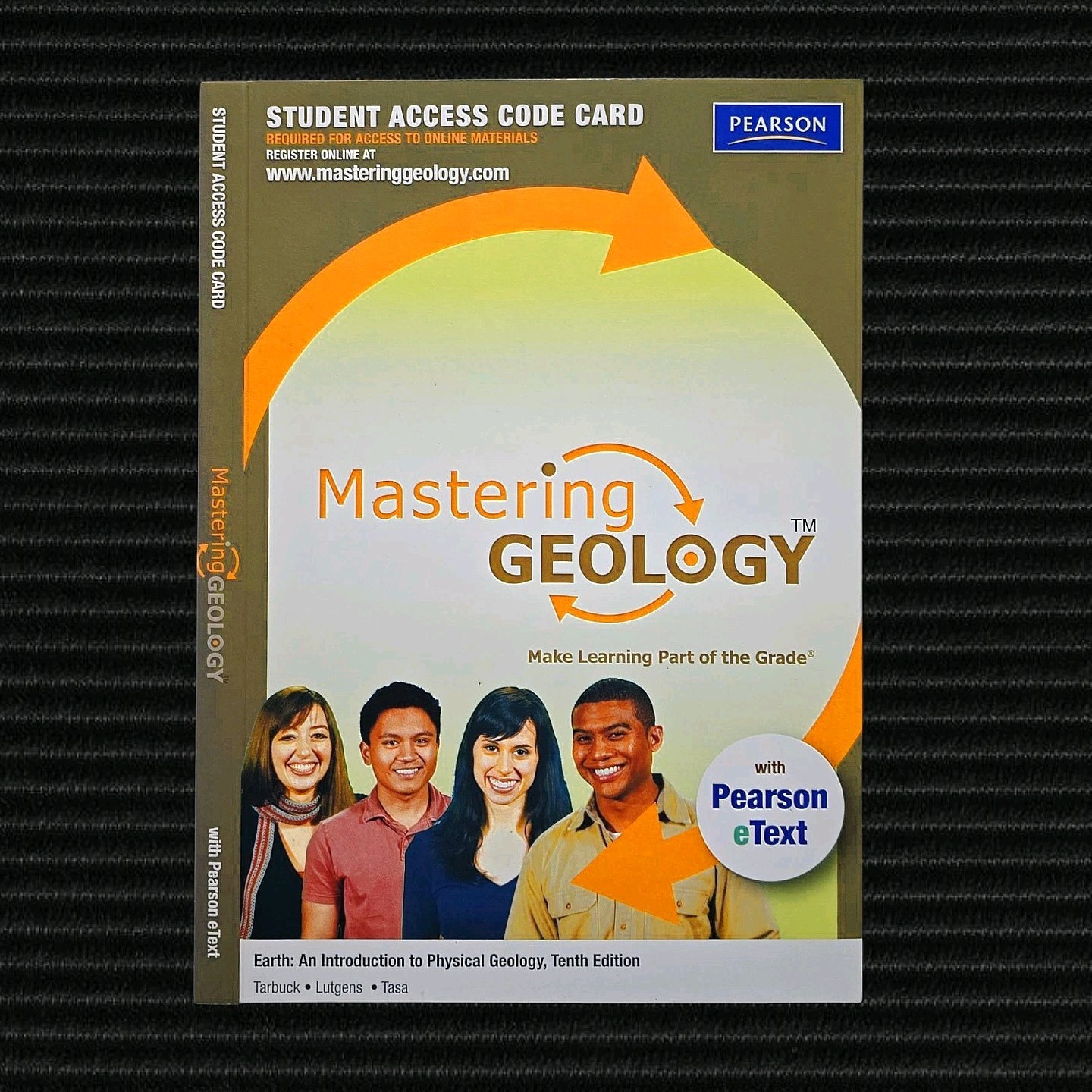 Mastering Geology 10th Ed Intro to Physical Geo Access Code – Pearson New/Sealed