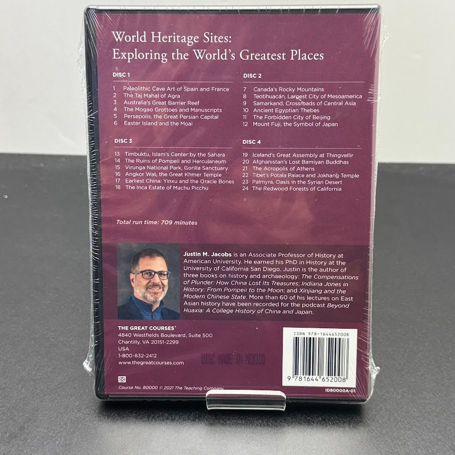 The Great Courses World Heritage Sites Exploring Worlds Greatest Places Jacobs